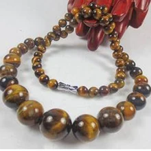 Натуральный Тигр Кулон-глаз тигровый глаз Натуральный ожерелье цепочка Spire HGY56898