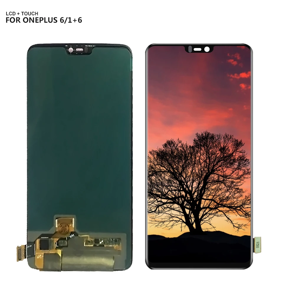 Высокое качество для мобильного телефона Oneplus 6 1 + ЖК дисплей сенсорная панель