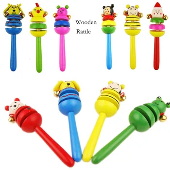 

Premiums Gifts Baby Baby Early Learning wooden rattle infant toys