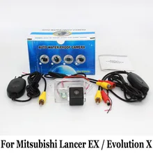 Автомобильная Камера Заднего вида Для Mitsubishi Lancer EX/Evolution X/проводной Или Беспроводной HD Широкоугольный Объектив/CCD Ночного Видения камеры