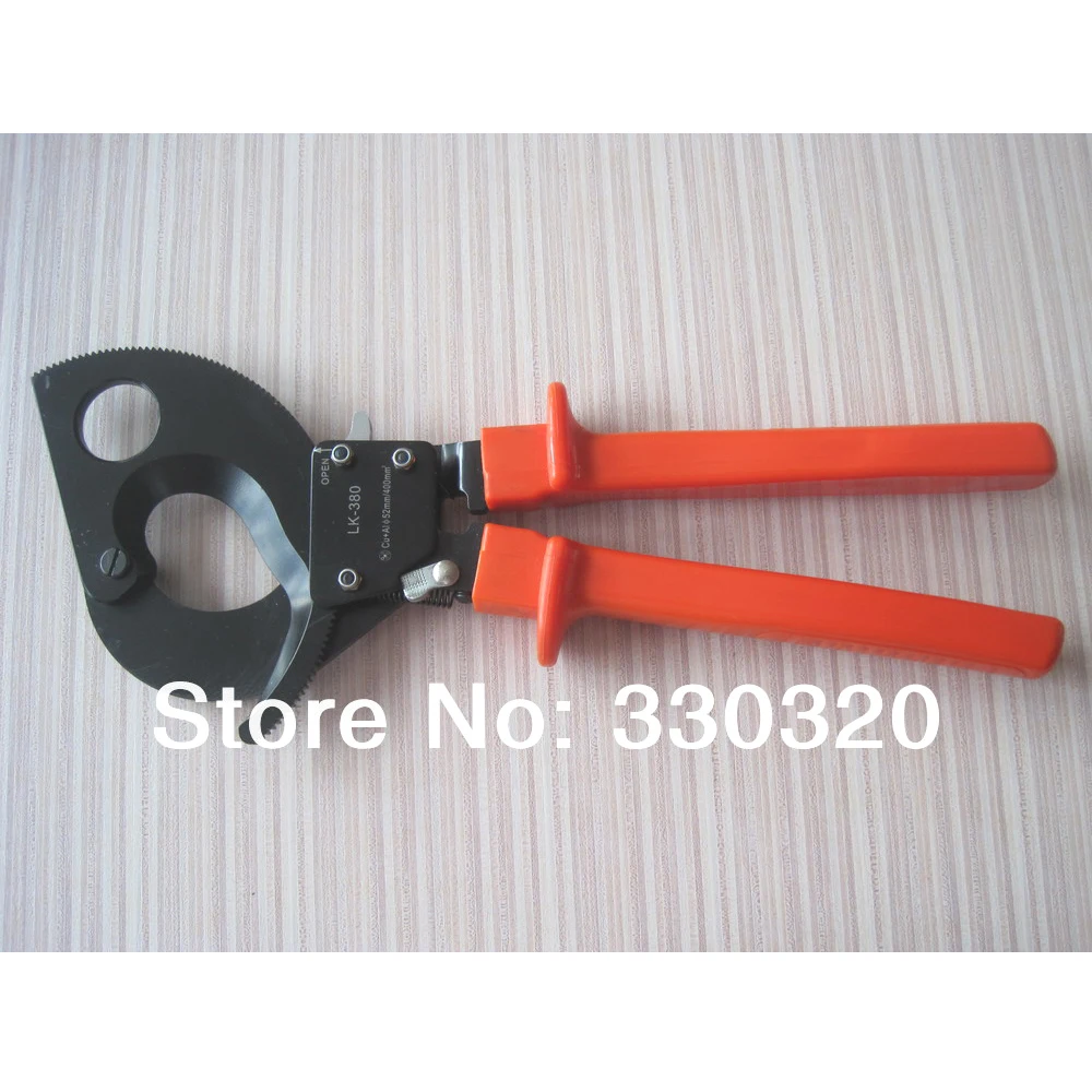 

LK-380 Ratchet Cable Cutter for cutting 380mm2 Cu/Al cables(Germany style)