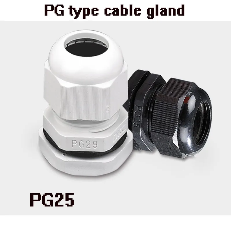 PG25 5 шт. нейлоновый кабельный ввод IP68 высокое качество водонепроницаемый кабель