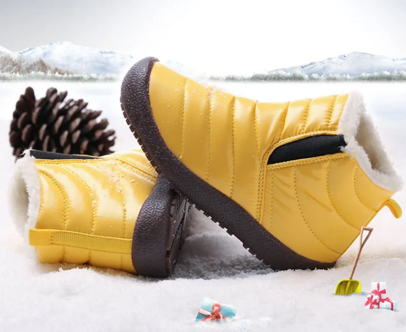 Waterproof children's snow boots-21