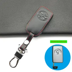 Кожаный чехол для ключей брелок 2 кнопки Smart Remote Key Shell Fob для Toyota Rav4 Yaris 2011/для Toyota RAV4 Vitz Ractis