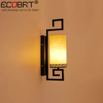 ECOBRT Class Antique wall lamps bedroom wall Sconces lamps creative hotel bedside wall lamp with E27 Bulb Socket 220V / 230V AC