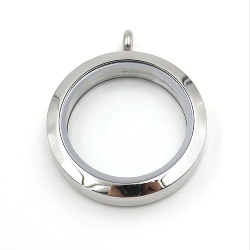 

2017 Wholesale Screw Twist Stainless Steel Floating Locket Pendant Glass Memory Waterproof Floating Charm Locket For Women