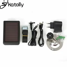 Skatolly 1500 мАч Солнечная Панель зарядное устройство с европейской вилкой батарея банк питания для охоты камеры s HC300 HC300M HC500 серии Скаутинг камеры