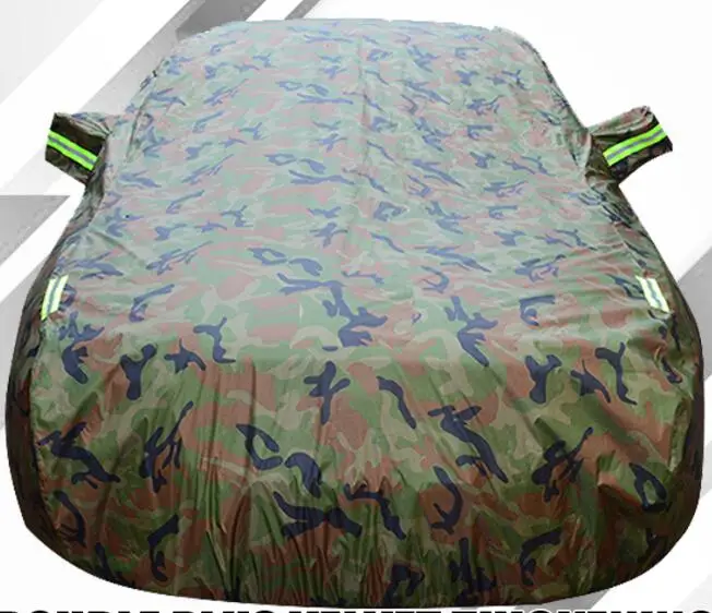 Чехол для автомобиля FUWAY с защитой от УФ-лучей, защита от солнца, защита от снега, дождя, устойчивый к царапинам, чехол для Jaguar C-X17 S-type XF X-type - Название цвета: oxford camouflage