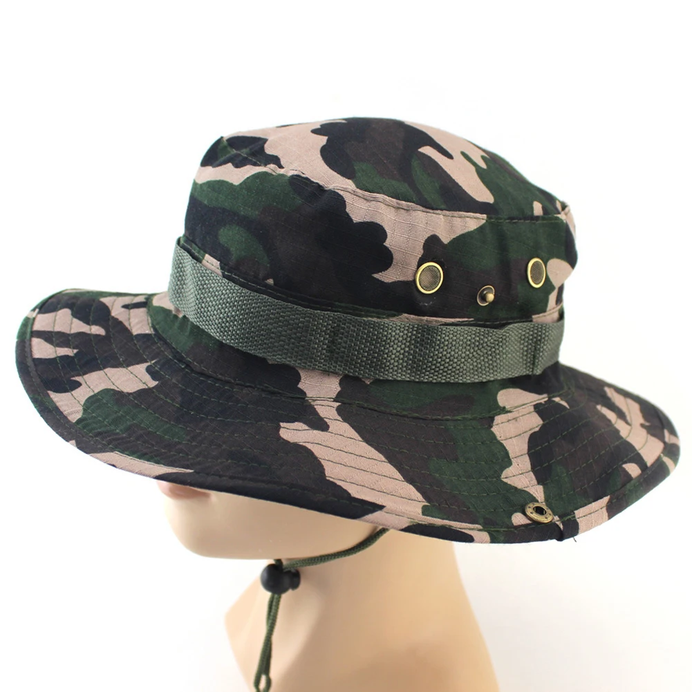 Ведро шляпы мужские джунгли военные камуфляж Боб камуфляж Бонни кемпинг, барбекю Альпинизм рыболовные кепки - Цвет: 3