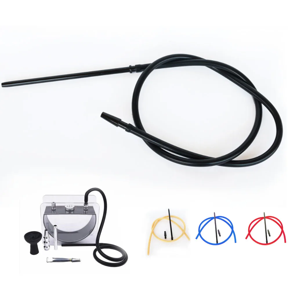 

1.8M Arabian Hookah Silicone Straw Aluminum Alloy Hose with Spring Tube Handle Hookah Shisha Accessories Brazil Spain France