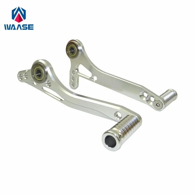 

waase Adjustable Shift Pedal Brake Shifter Pedal Lever Toe Pegs For Rearset Rear sets Replacement parts