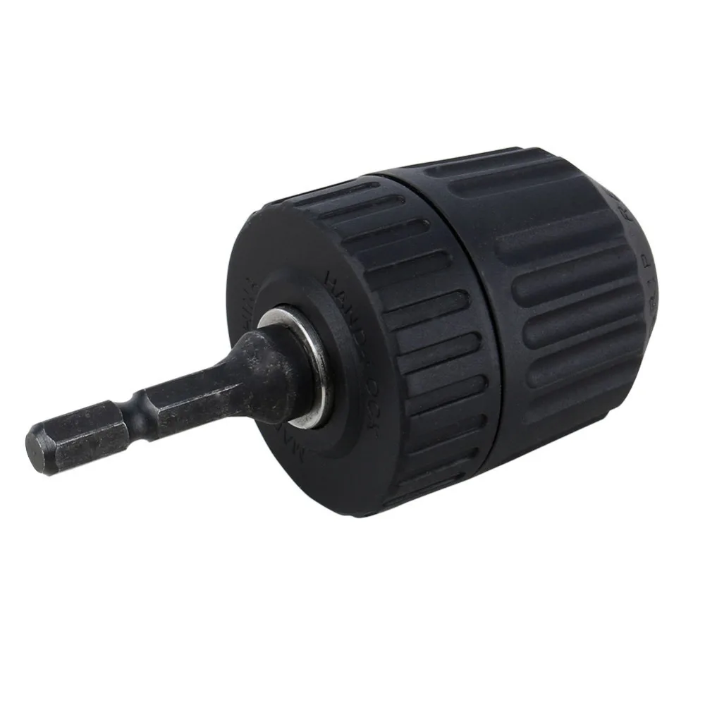 NEW 0.8-10MM 3//8/'/' 24UNF Keyless Drill Bit Chuck Clip 1//4/'/' Hex Shank Rod