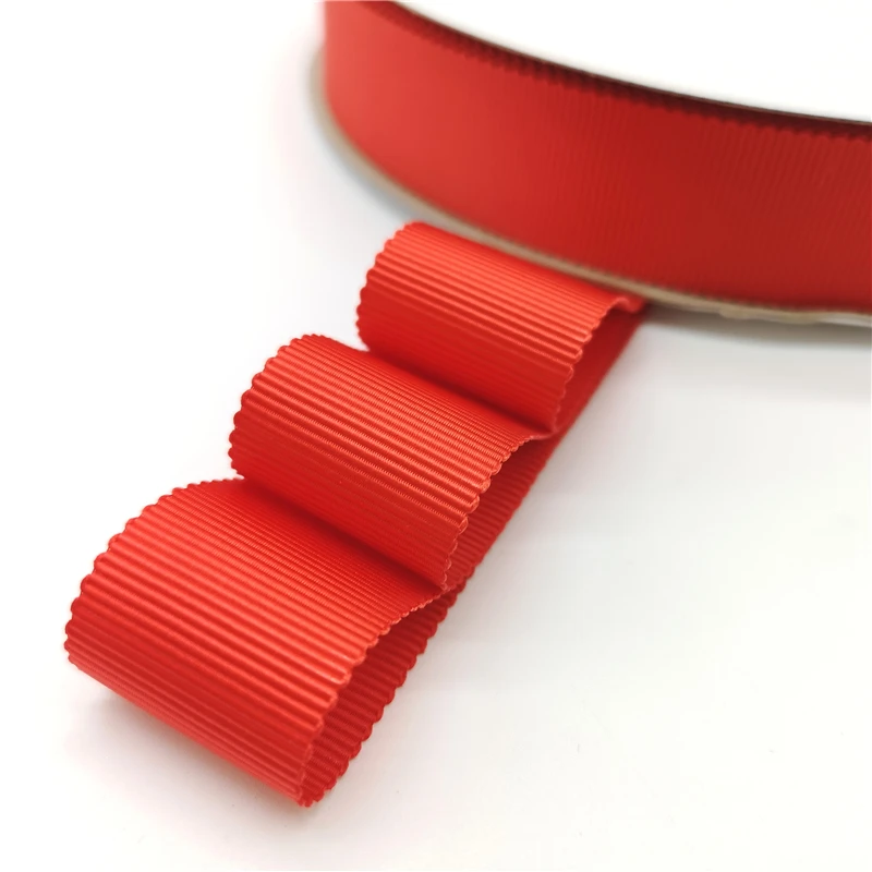 Nastro Petersham Ployester Rosso Di Alta Qualità Da 1 "(25Mm) Per La Decorazione Di Nozze Confezione Regalo Fiocchi Per Capelli Nastro Natalizio Fai D