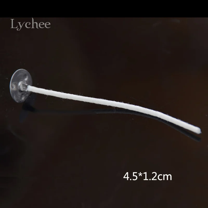 Lychee 50 шт./лот Новое поступление 3 5/4 5/7/10/13 5 см фитиль для свечей сустейнер из хлопка
