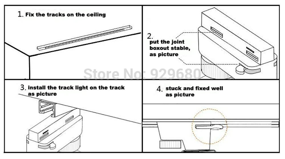 GO OCEAN Track Lighting Modern 10W 20W 30W Led Cob Rail Track Lights  SpotLight  Adjustable Rotatable Lights Fixtures (18)