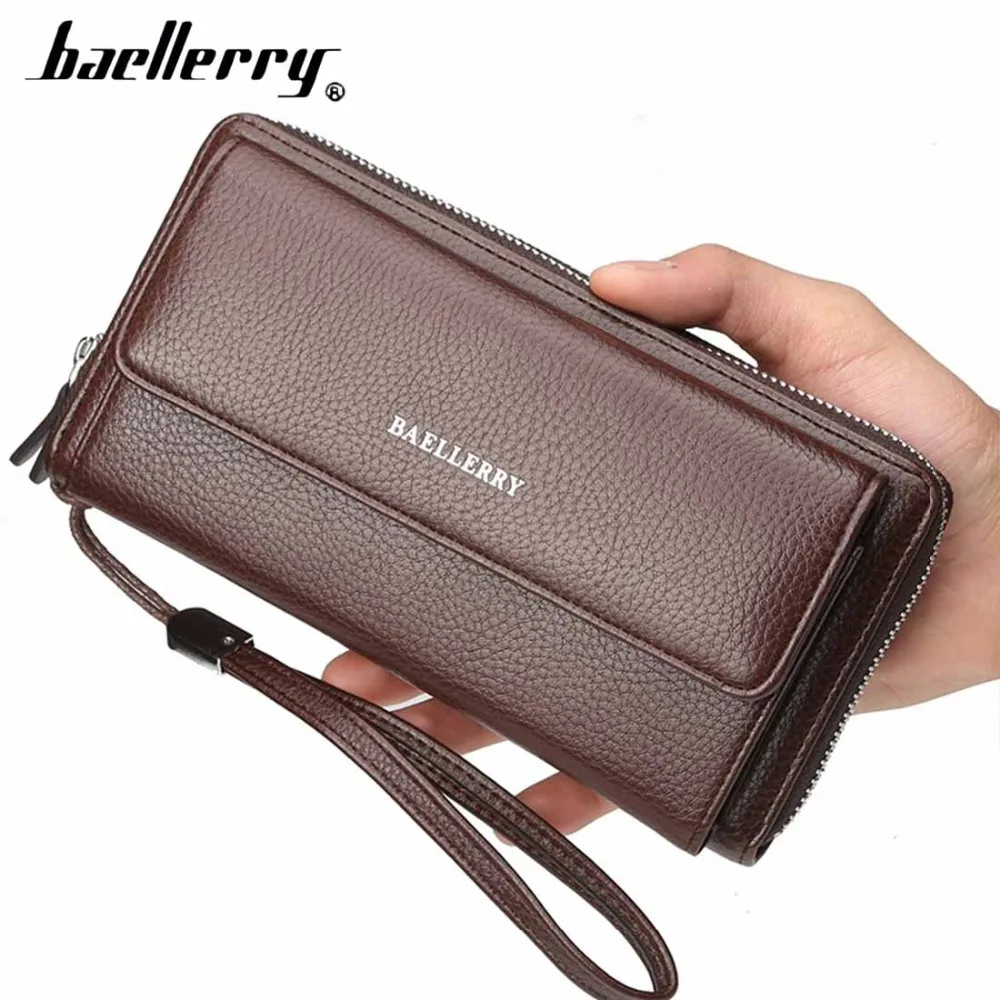 Мужские кошельки Baellerry 2019 года длинный качественный вместительный деловой