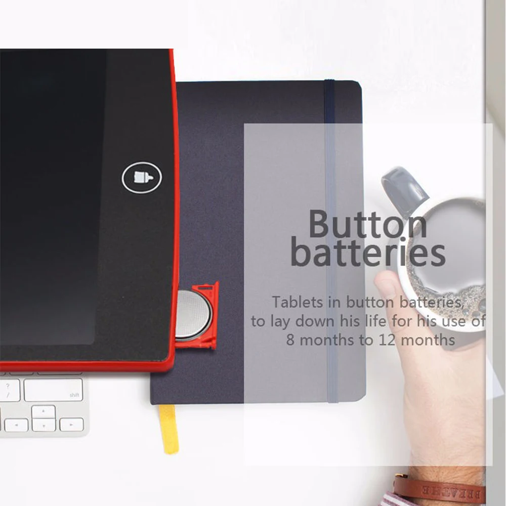 Color : Black Black Electronics Howshow 12 inch LCD Pressure Sensing E-Note Paperless Writing Tablet//Writing Board