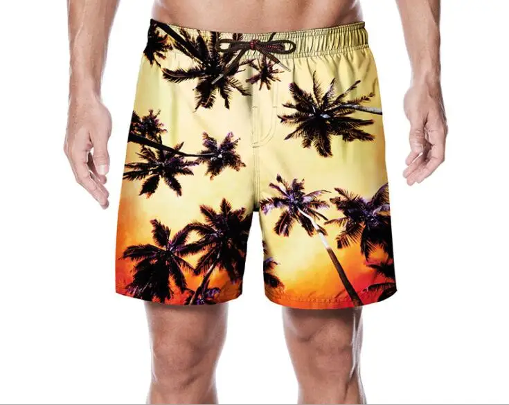 

Men Summer Casual Shorts New Board Surfing Shorts Breathable Elastic Waist Dry Short Pants Bottoms Large Size Clothes