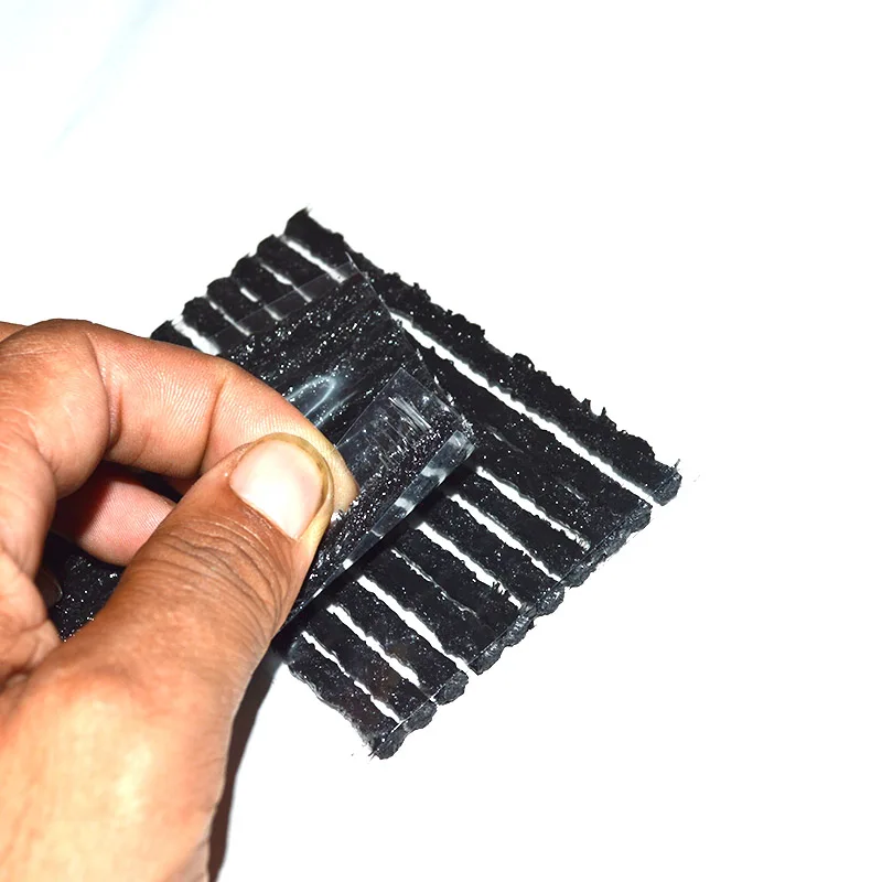 Tire Repair Kit 100pcs 4mm*100mm Tyre Repairing Rubber Strips Tire Repair Tools Rubber Strips Tyre Repair