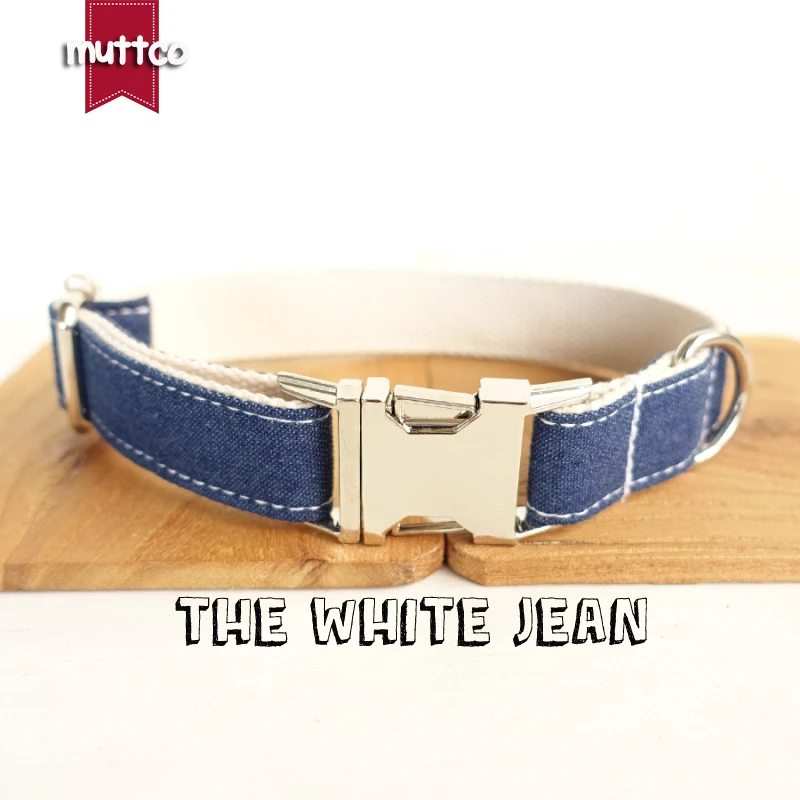 50pcs/lot MUTTCO wholesale special self design leisure style dog collar