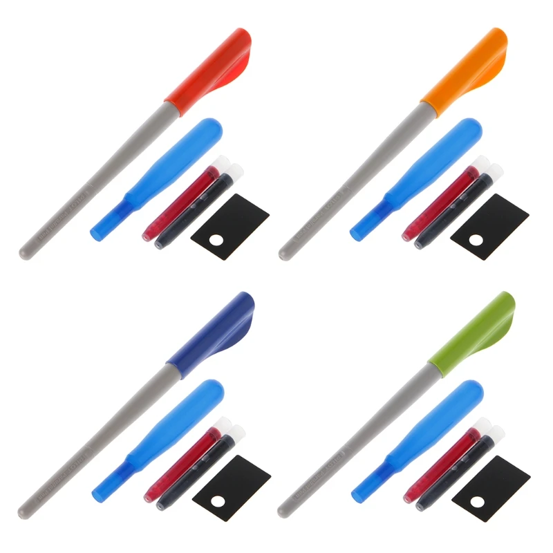 

Parallel Calligraphy Pen 4 Size Set 1.5mm 2.4mm 3.8mm 6.0mm Nib Width Stationery