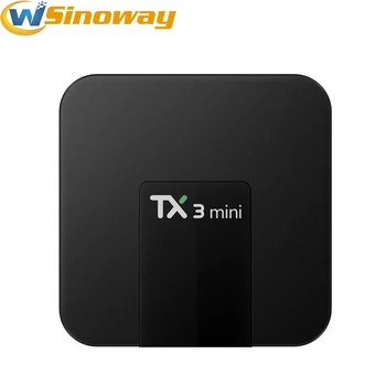 

TV Box Android 7.1 TX3 Mini Amlogic S905W 2.4GHz WiFi Smart Set Top Box 1GB + 16GB or 2GB + 16GB Support 4K Media Player TX3mini