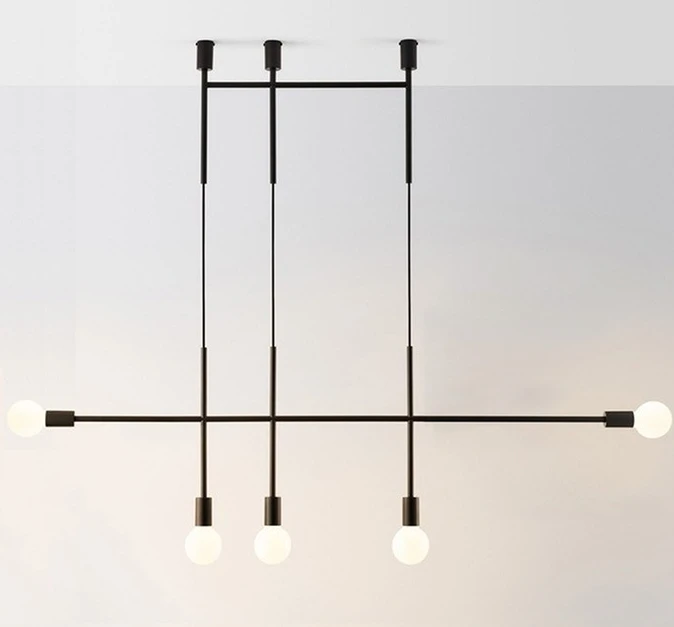 Американские креативные стеклянные шаровые подвесные светильники ...