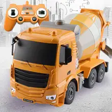 1:26 пульт дистанционного управления Бетономешалка Строительная модель автомобиля со светом Звук развивающие игрушки подарок на день рождения для детей