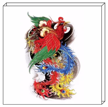 

Traditional Oriental Phoenix Body Art Sexy 3D Waterproof Temporary Paste for Health Care Supplies
