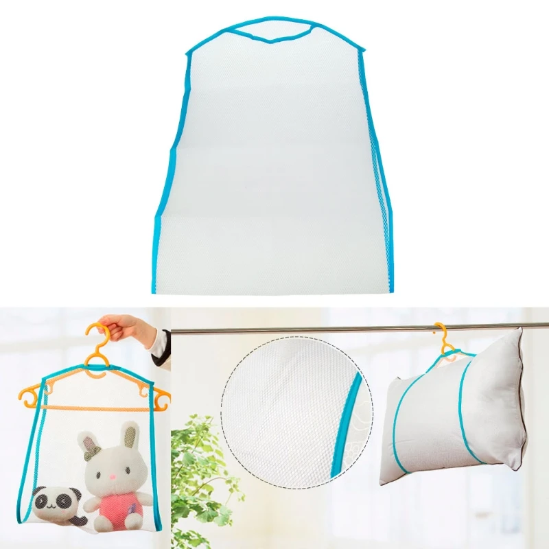 Multifunctional Pillow Drying Rack Nets Folding Mesh Hanging Net