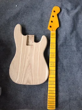

Factory sell ASH body PB Bass guitar body and neck no including parts /guitar kits