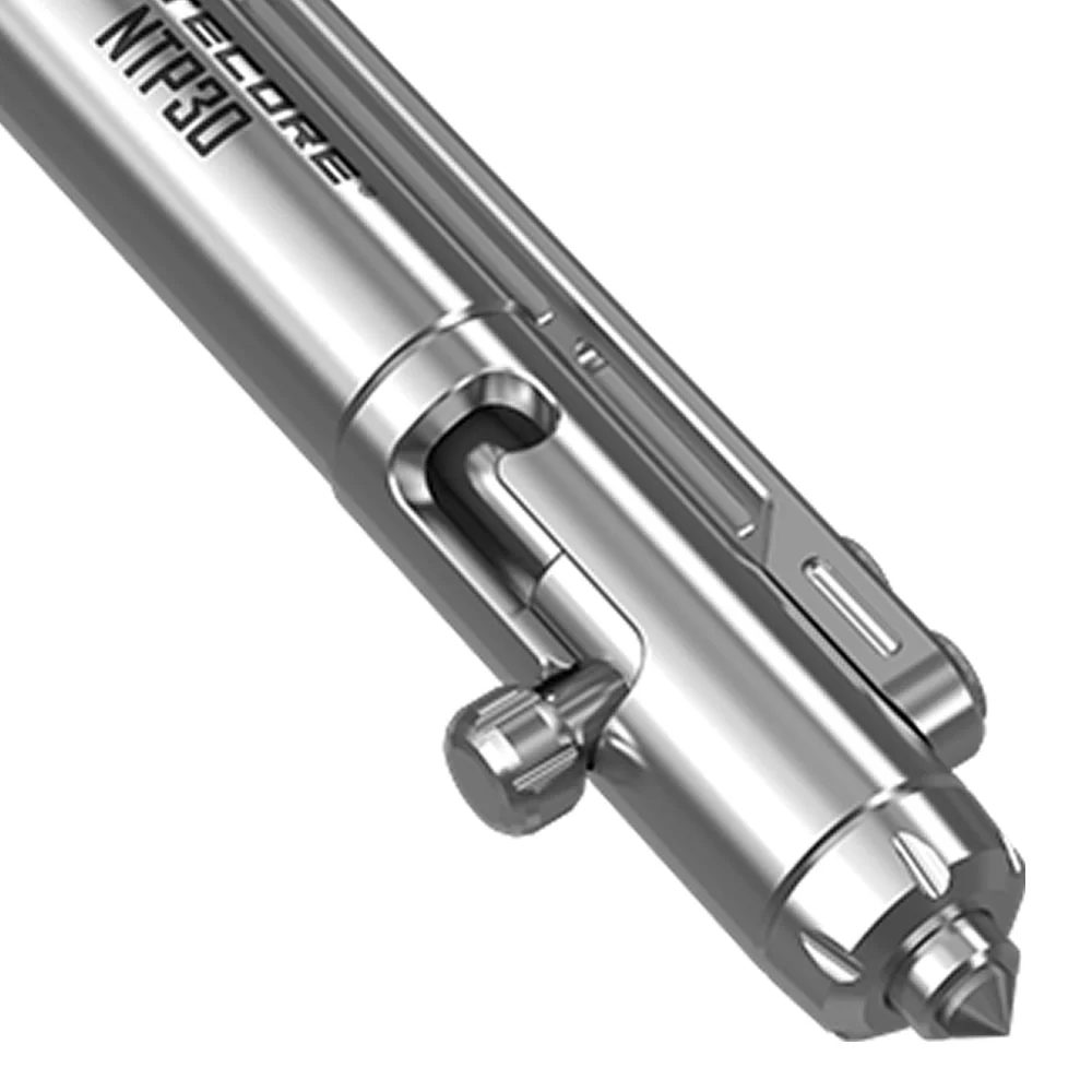 US $106.21 NEW Nitecore NTP30 Bolt Action Tactical Pen SelfDefense Titanium Alloy Tools Ergonomically Tungsten Steel Tapered Tip