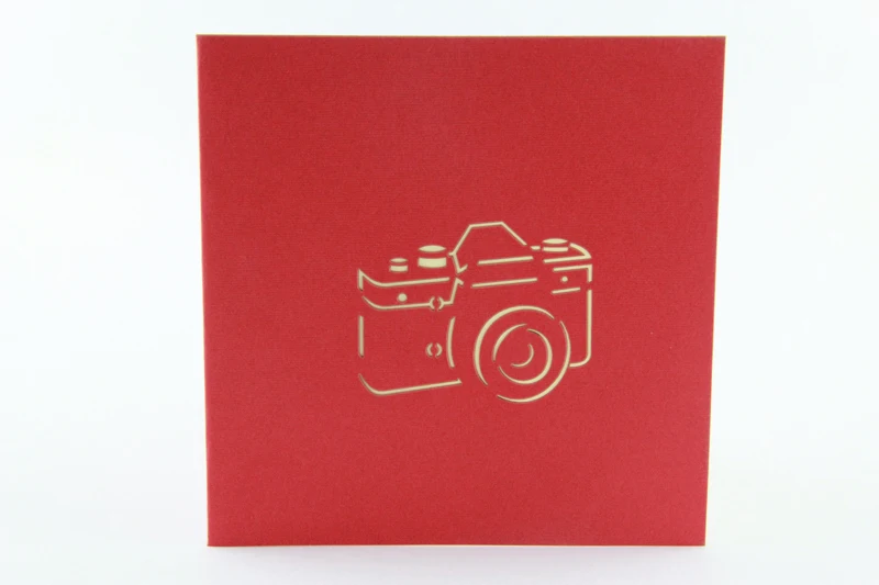 3D старинная камера Поздравительные открытки/смешная открытка-раскладушка/
