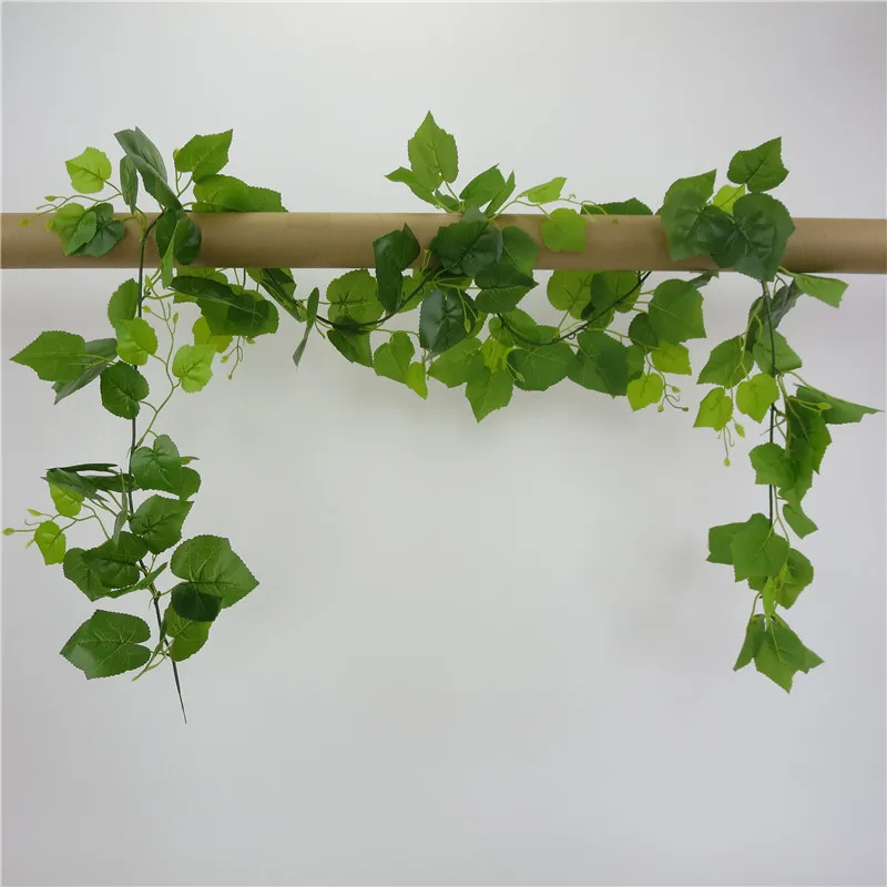 

Artificial Silk grapevine Leaves Vine for Home Wedding Party Decor Craft Multicolor Fall Vivid Fake Flower Leaf