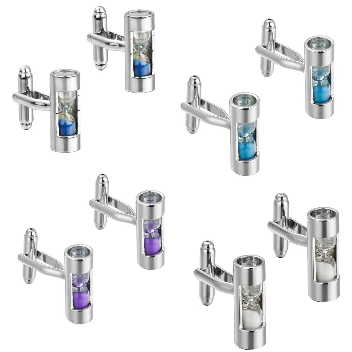 Beour Brand Novelty Hourglass Cufflinks For Mens Fashion Men Shirt