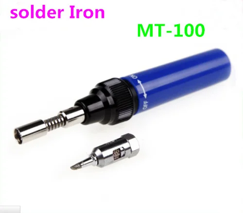 

50pcs /lot Gas Blow Torch Soldering Solder Iron Gun Butane Cordless Pen Burner MT-100