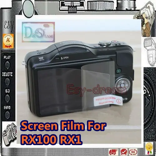 

Clear LCD Display Screen Guard Protector Film for Sony DSC RX10 RX100 Mark II III RX100M2 RX100M3 RX1 RX1R Replace PCK-LM15