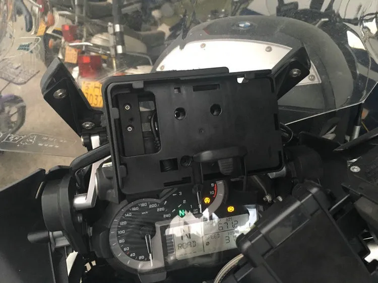 BikeGP мобильный телефон навигационный кронштейн USB телефон зарядка для BMW R1200R R1200RS 15-17