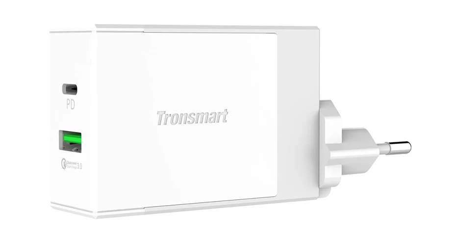 Tronsmart W2DT USB PD Зарядное устройство usb type C Быстрая зарядка 3,0 Для Xiaomi Mi5 для huawei P10 для S8 быстрое зарядное устройство для телефона