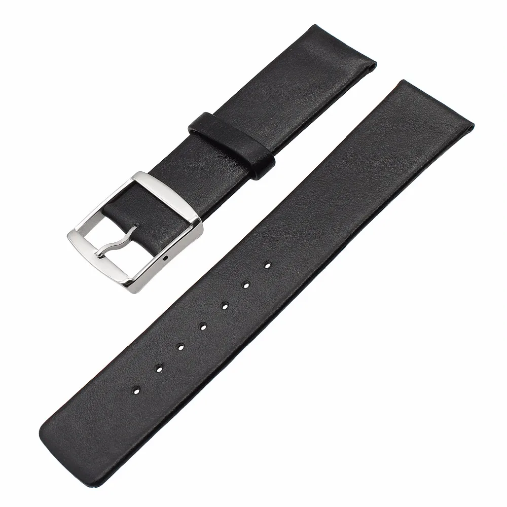 Супер тонкий ремешок из натуральной телячьей кожи 18 мм 20 22 для Huawei Watch 1st /Fit/2 (Sport)/2