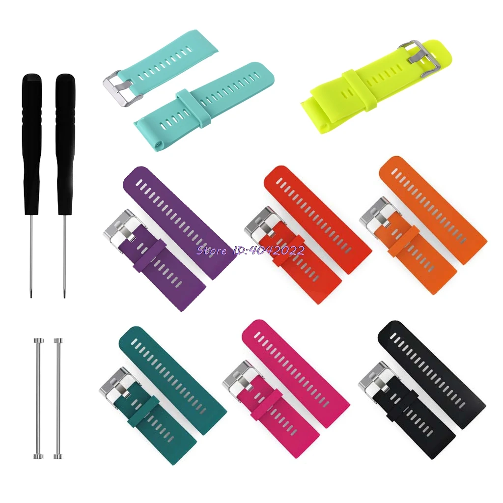 

Silicone Replacement Wrist Band Strap With Tool For Garmin Vivoactive HR Watch-34#