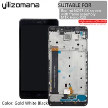 YILIZOMANA Original 5.5''Replacement LCD Display Touch Screen with Frame For Xiaomi Redmi Note 4 4x 4GB MediaTek Helio X20 Tools