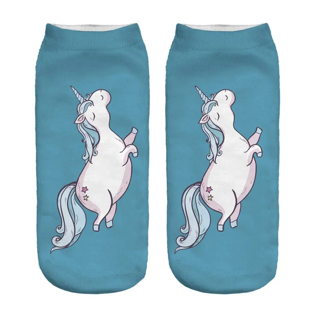 3D Printed Unicorn Womens Socks -Unicorn Fashion