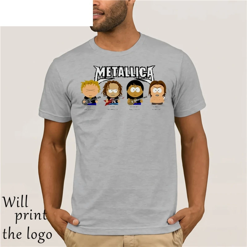 band T-shirt Men Clothing 100% cotton new brand-Clothing T-Shirts South park band T-shirt Men Clothing 100% cotton new brand-Clothing T-Shirts South park
