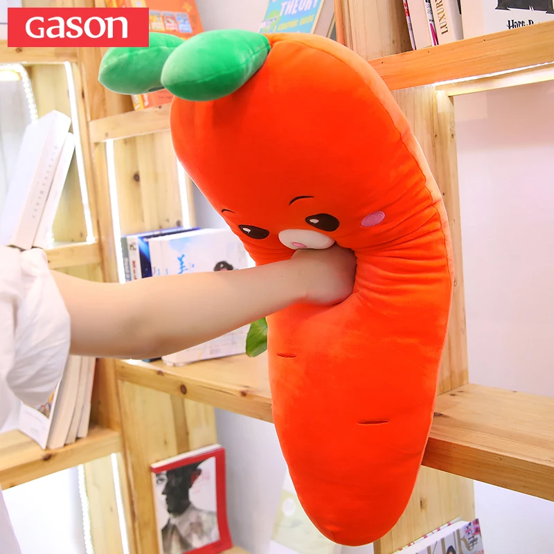 GASON 85CM cute camouflage carrot rabbit doll pillow long pillow plush