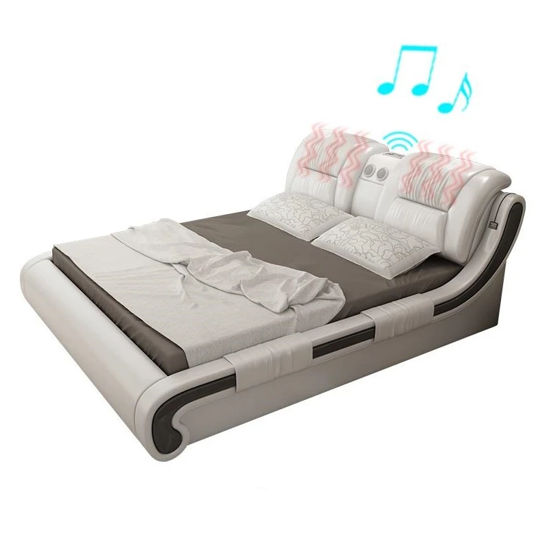 

La Casa Letto Quarto Literas Set Modern Yatak Single Totoro Box Leather Moderna bedroom Furniture Mueble De Dormitorio Cama Bed