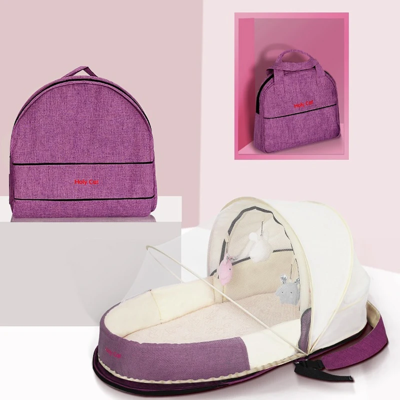 

2 in 1 mulifuncational baby bed and mommy travel backpack portable baby diaper changing baby crib co-sleeping baby nest