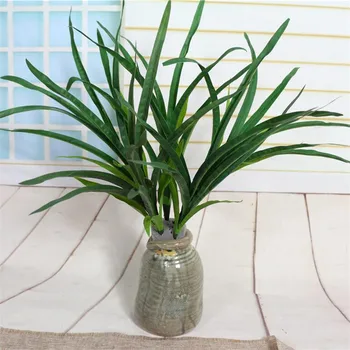

10pcs Artificial Plants orchid Leaf Faux Cymbidium flower Leaf Plant Leaf Greenery 30cm