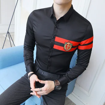 

YC053*2018 new KTV night shop long sleeved shirt work clothes and long sleeved shirt P55