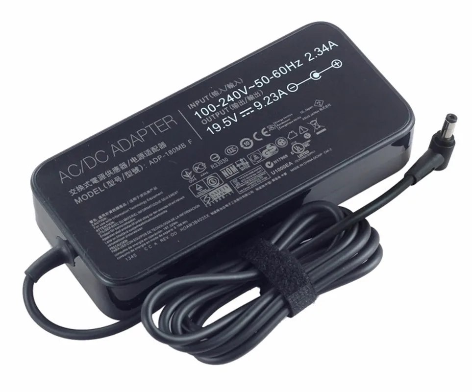 Оригинальный ноутбук charger19.5в 9.23A 180 Вт Зарядное устройство для ноутбука ADP 180MB F